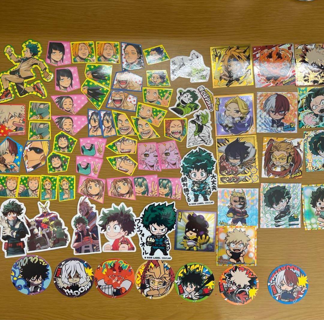 JCS限定 『僕のヒーローアカデミア』アートステッカーRIVALS全種＋特典