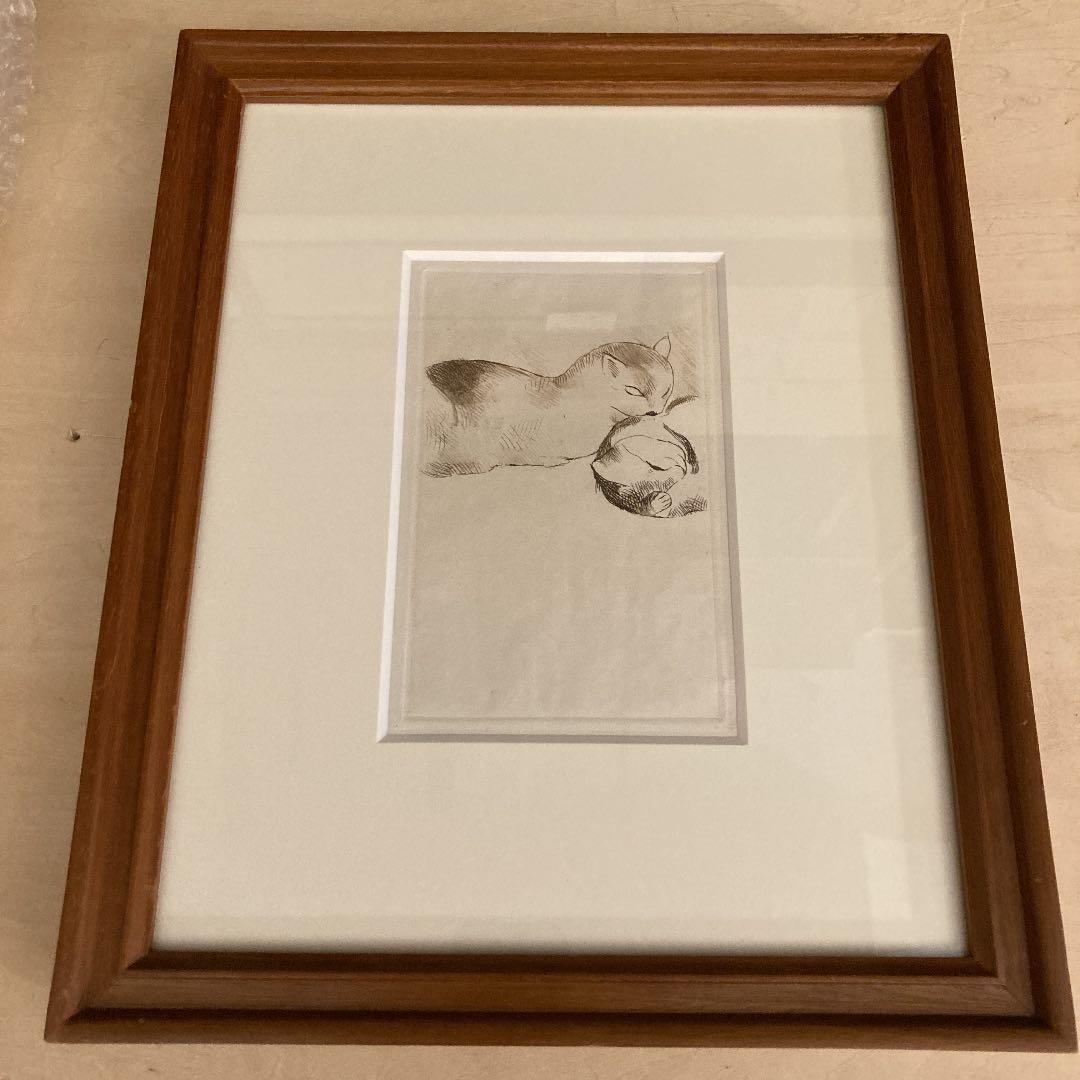 お値下げ　マリー　ローランサン　オリジナル版画　ネコ マリー ローランサン オリジナル版画 ネコ 売れ筋 お値下げ マリー