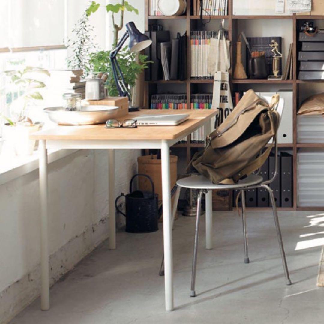 無印良品 システムデスク 幅160cm 天板2枚 廃盤品 無印良品 システム