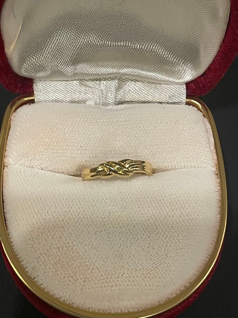 K18リング 18金指輪　k18 地金リング　18金ジュエリー　ゴールド