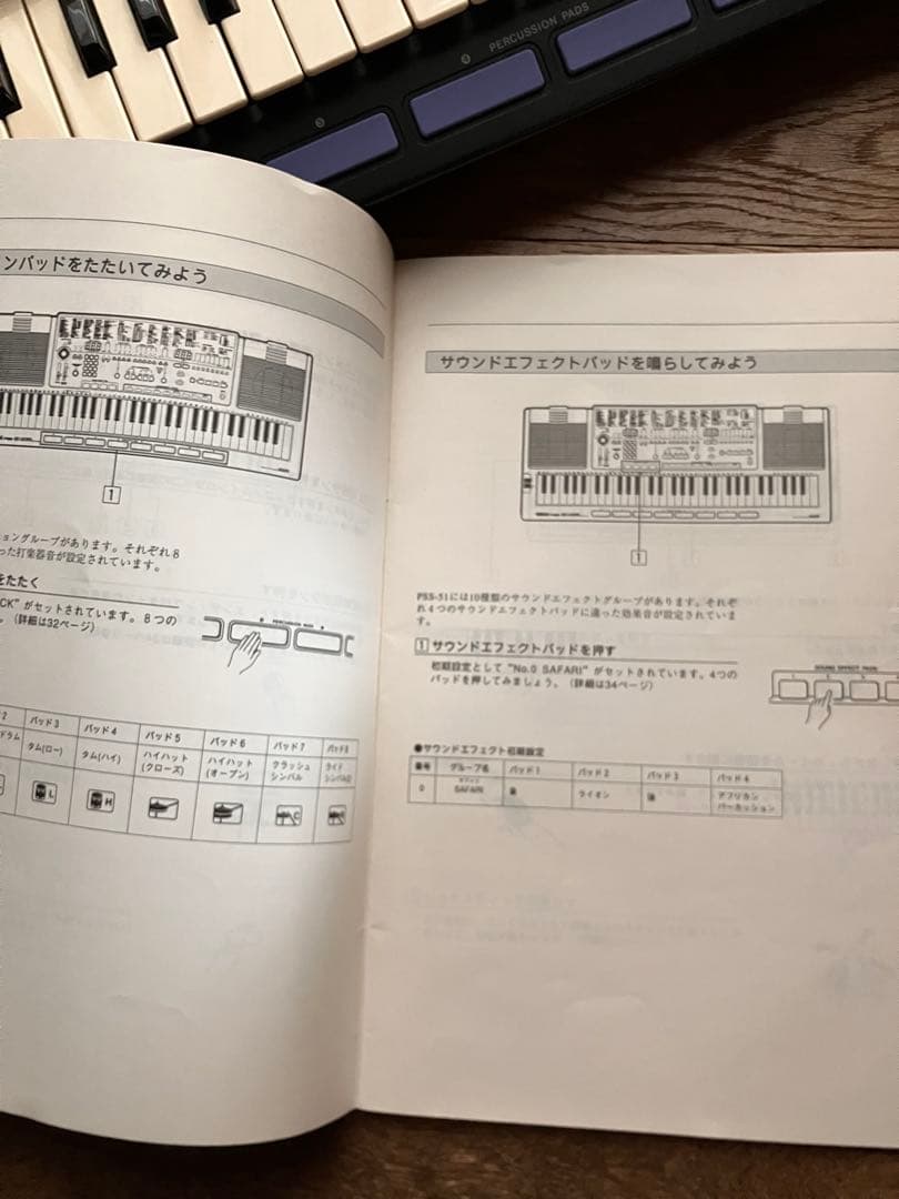 YAMAHA PSS-51 ポータブルキーボード 取扱説明書・専用ケース付