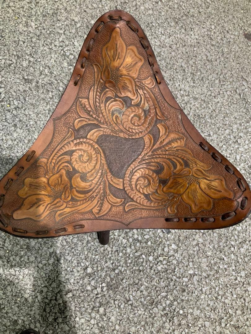 本革 ハンティングチェア ヴィンテージ Vintage USA アメリカ製