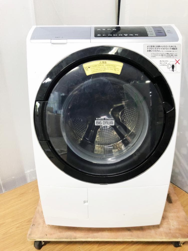 30日迄！日立 11kg ドラム式洗濯乾燥機【BD-SV110AL-W】DR3M