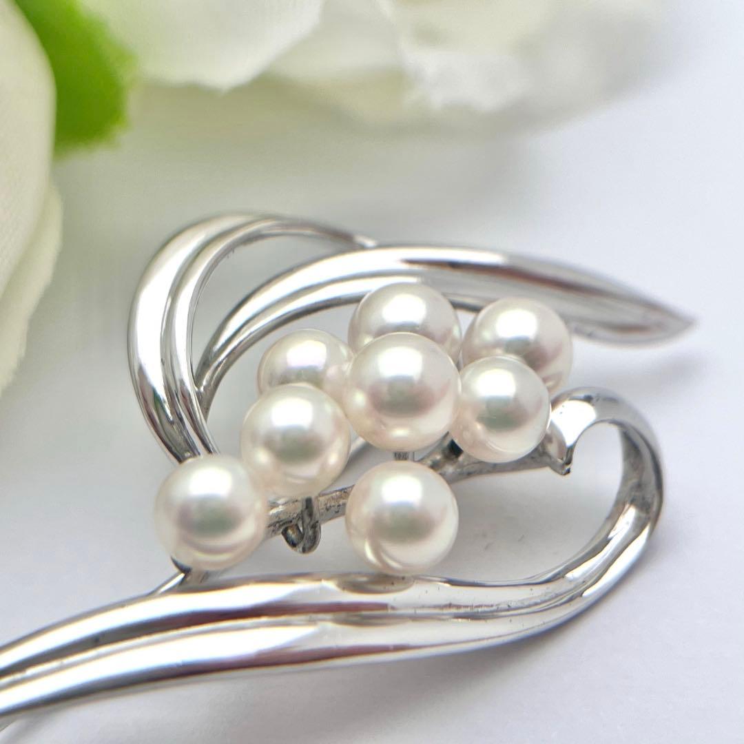 ☆美品☆ミキモト パール シルバー ブローチ 皇室御用達ブランド