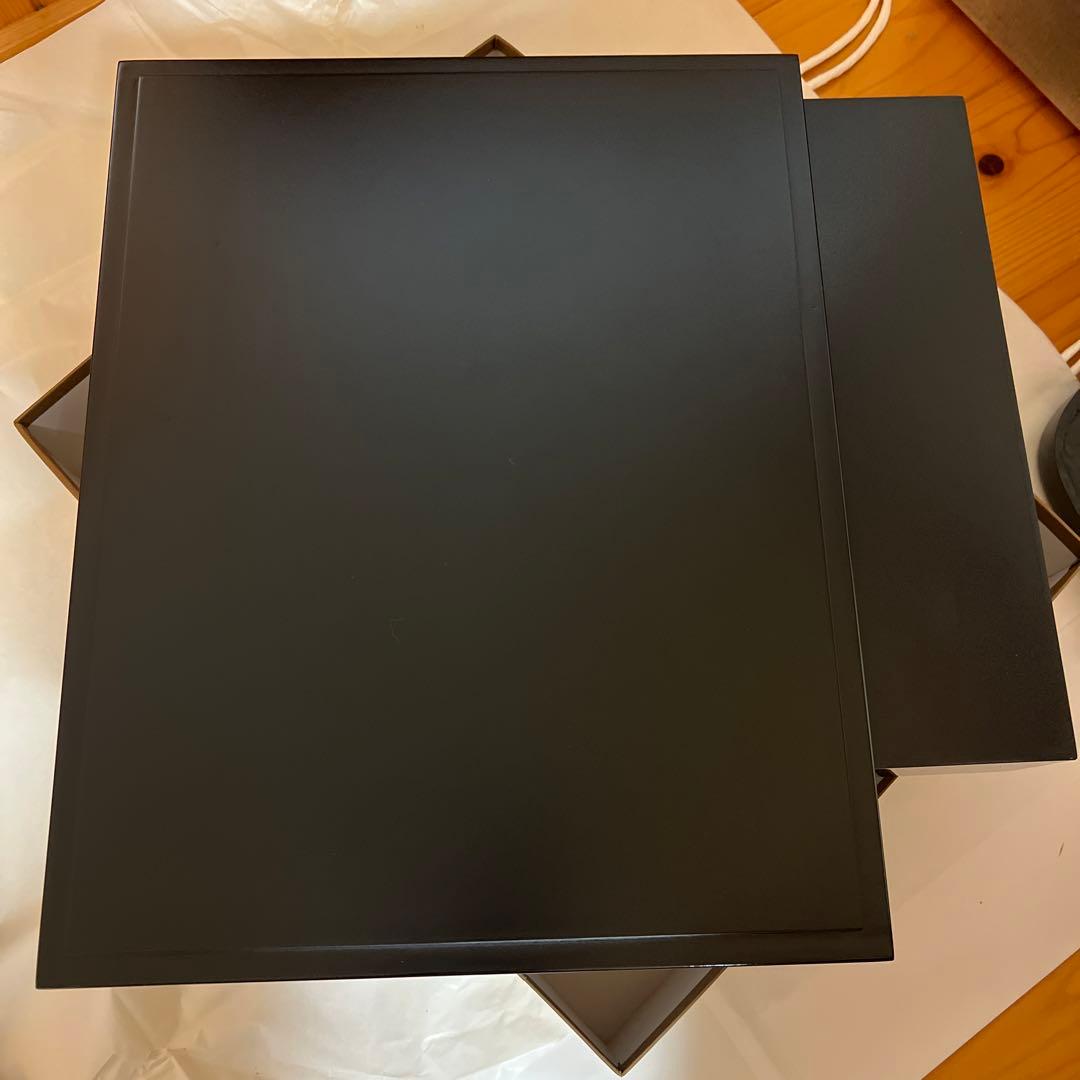 書道セット 漆器平手許箱 筆2本 硯