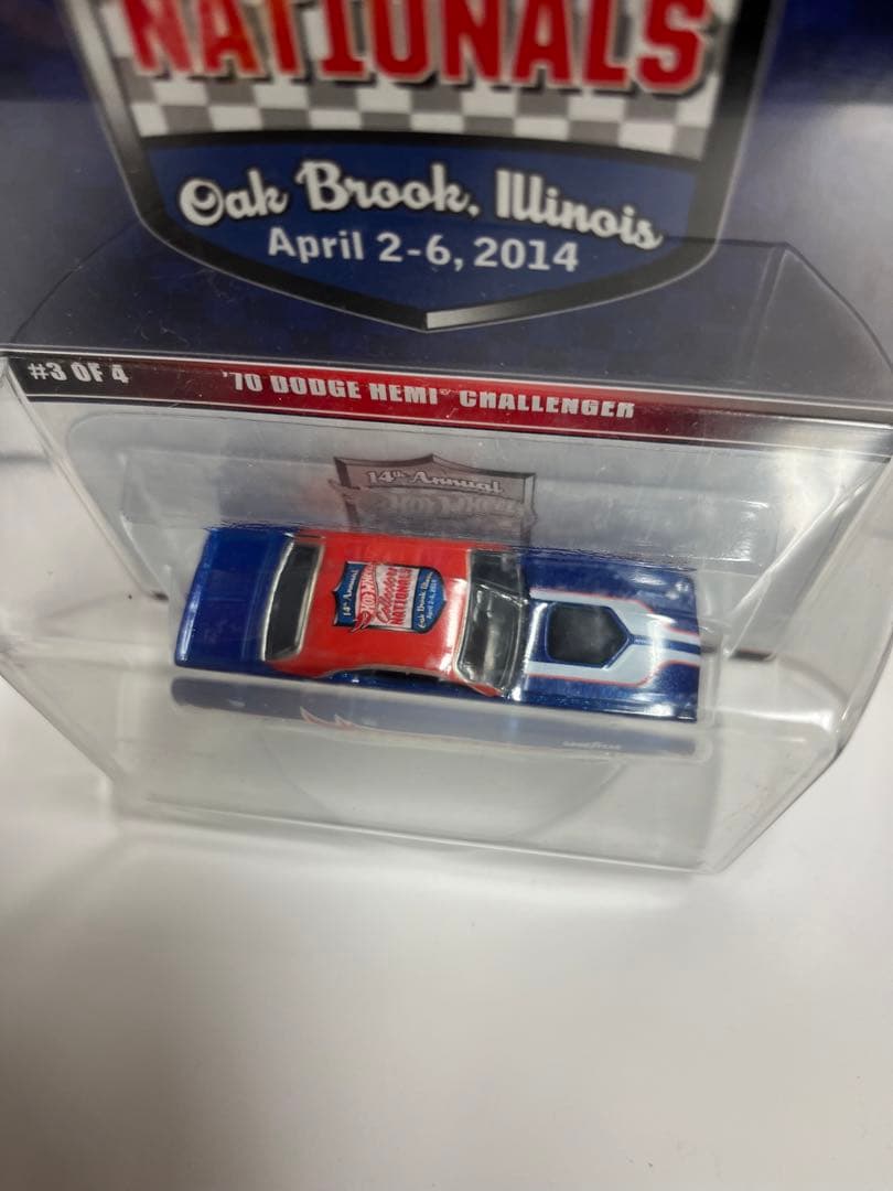 HW ナショナルズ　70ダッジ　チャレンジャー　HEMI レースチームブルー