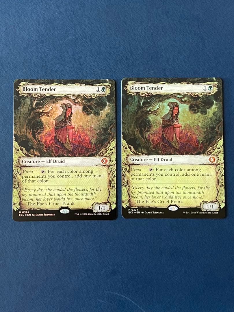 mtg】花を手入れする者 英語版ショーケースFoil2枚ローウィンの昏明ECL