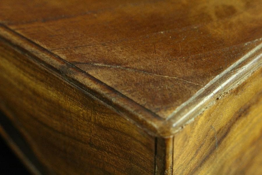 遠州流 桑 七宝透かし 黒柿 茶箱 美品 綺麗寂 時代仕服付(K-A344