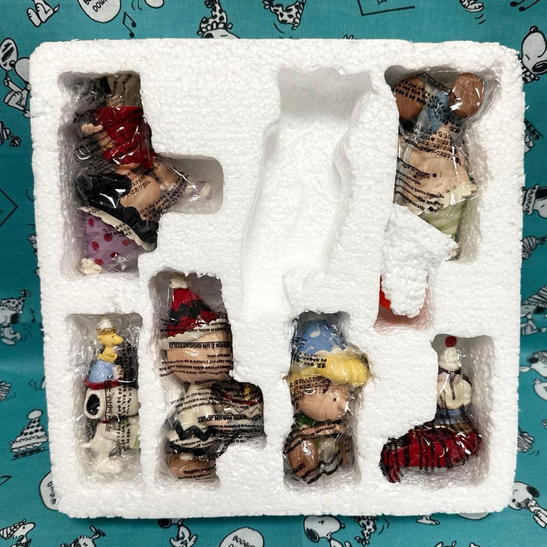 スヌーピー LENOX 陶器 海外 置物 バースデー 6点セット