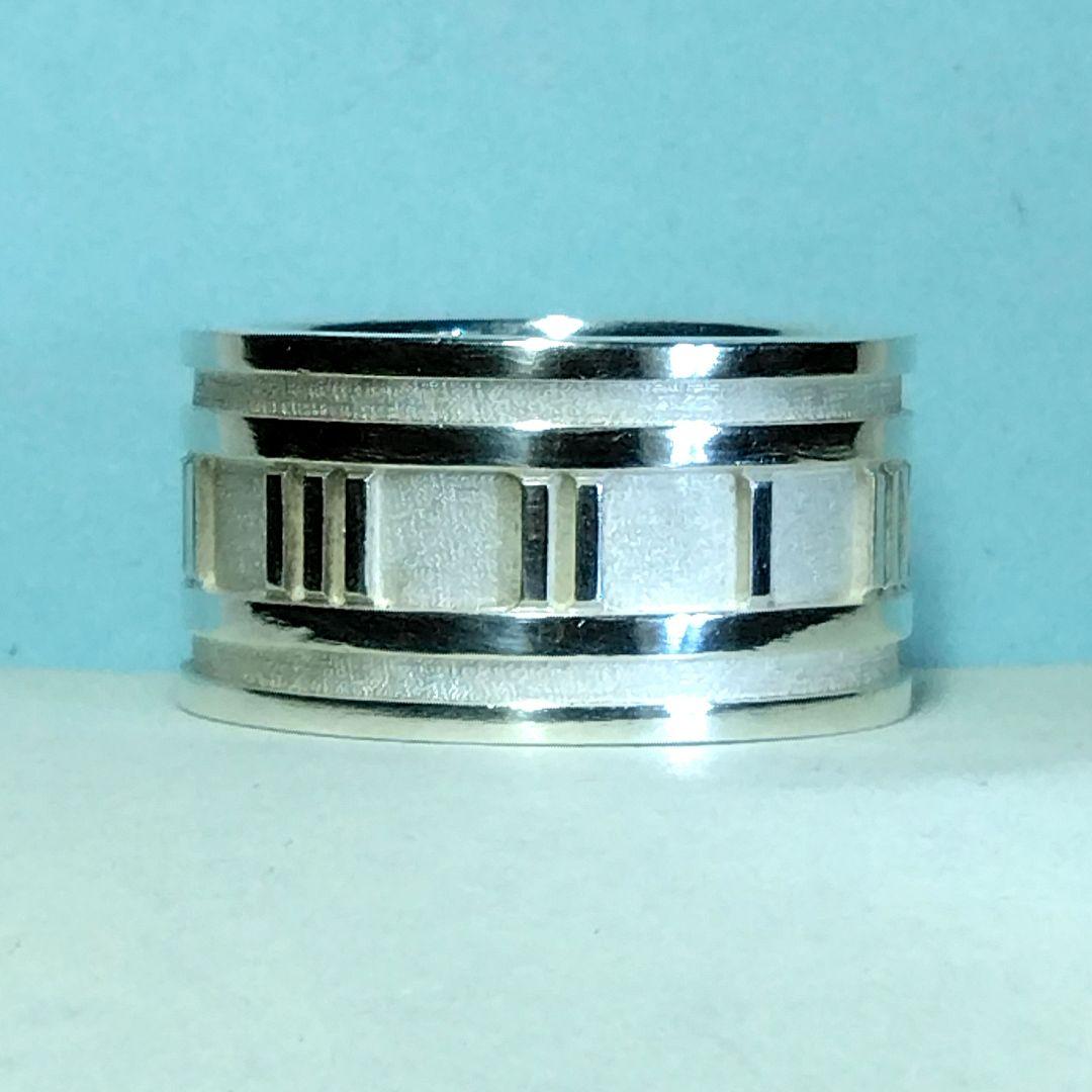 ティファニーアトラスワイドリング　19号　新品仕上げ　ほぼ無傷未使用に近い