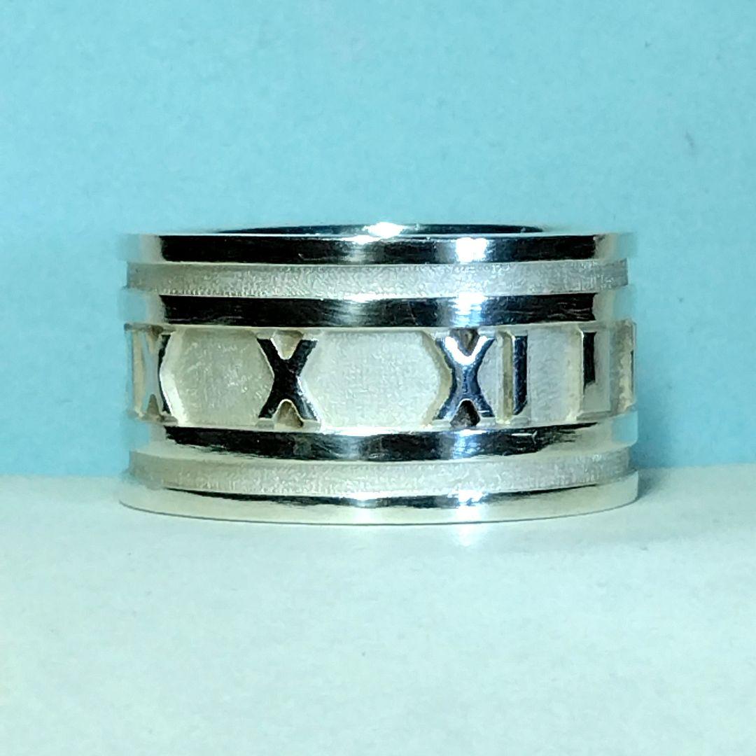 ティファニーアトラスワイドリング　19号　新品仕上げ　ほぼ無傷未使用に近い