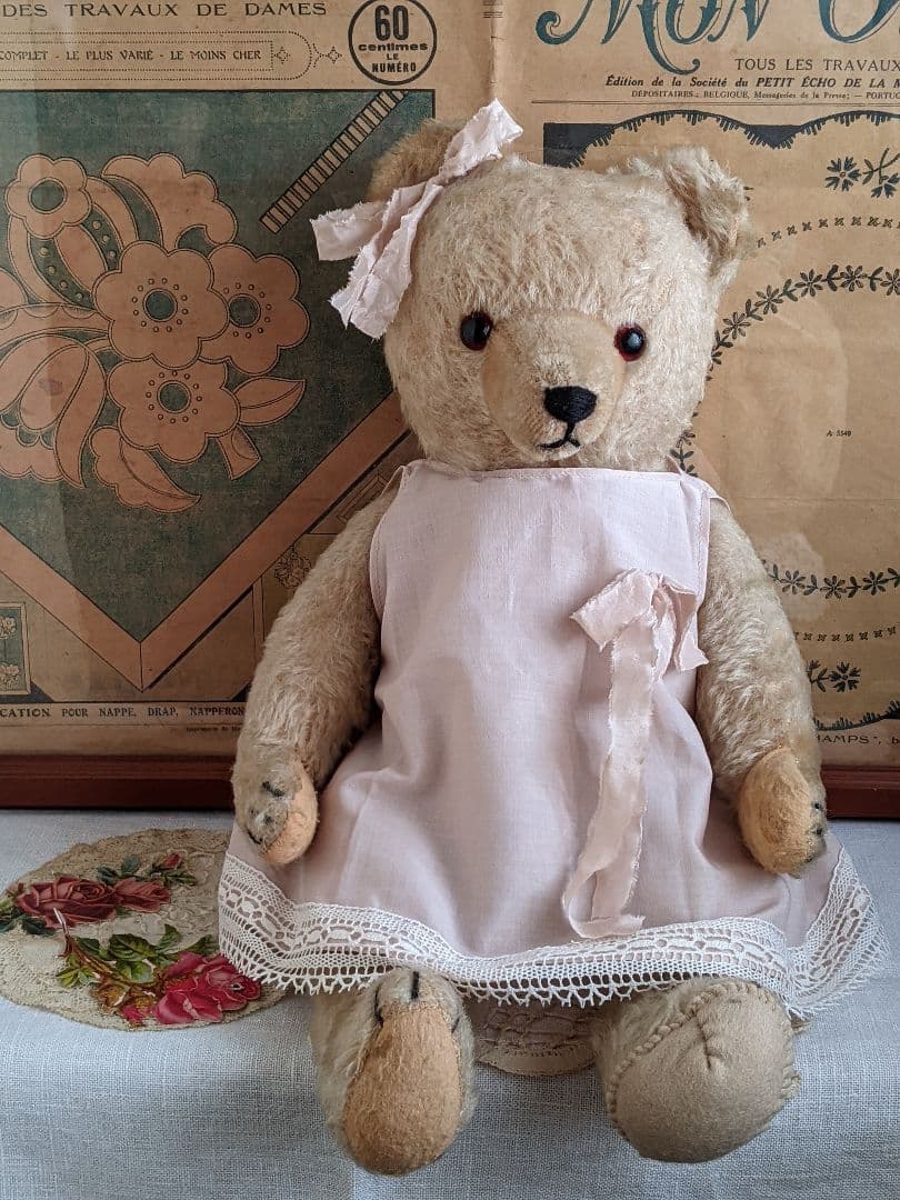 k】アンティークベア アンティークテディベア ハーマン
