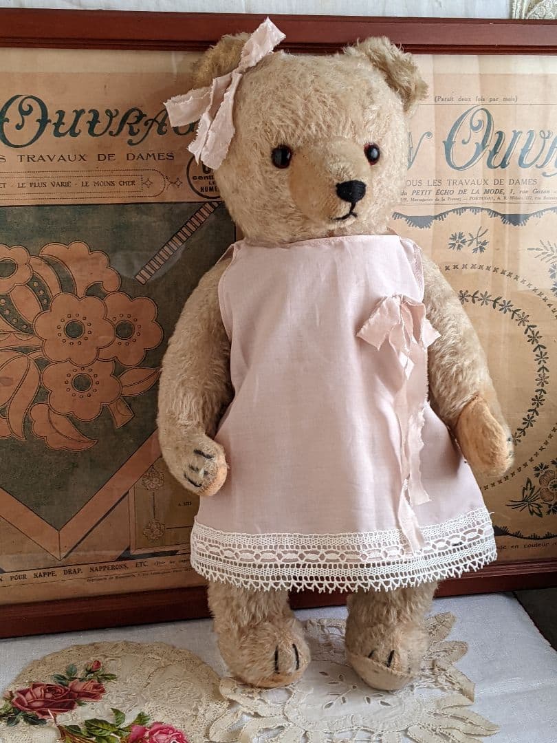 k】アンティークベア アンティークテディベア ハーマン