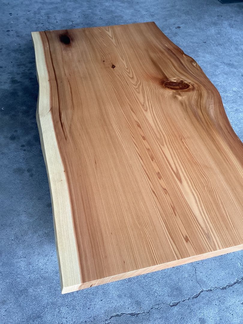 WSW　日光杉　一枚板テーブル　塗装済　天板のみ　杉　　1-3