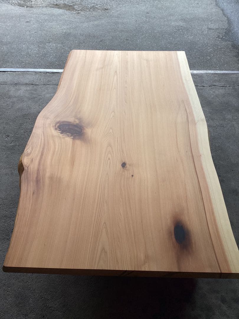 WSW　日光杉　一枚板テーブル　塗装済　天板のみ　杉　　1-3