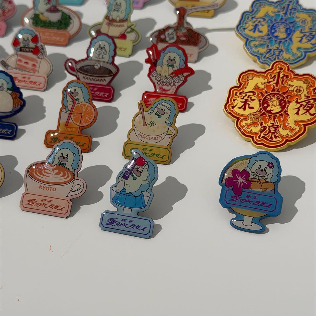 ずっと真夜中でいいのに。 愛ペガ・ 羅武ペガ ご当地ピンズ コンプリート