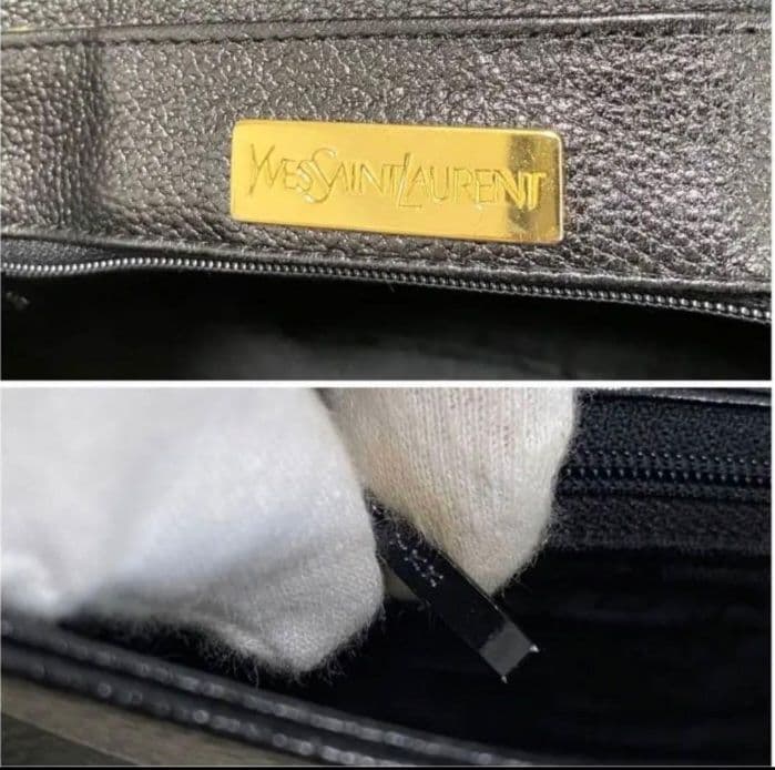 イヴサンローラン　サンローラン ゴールド金具ショルダーバッグ ヴィンテージ