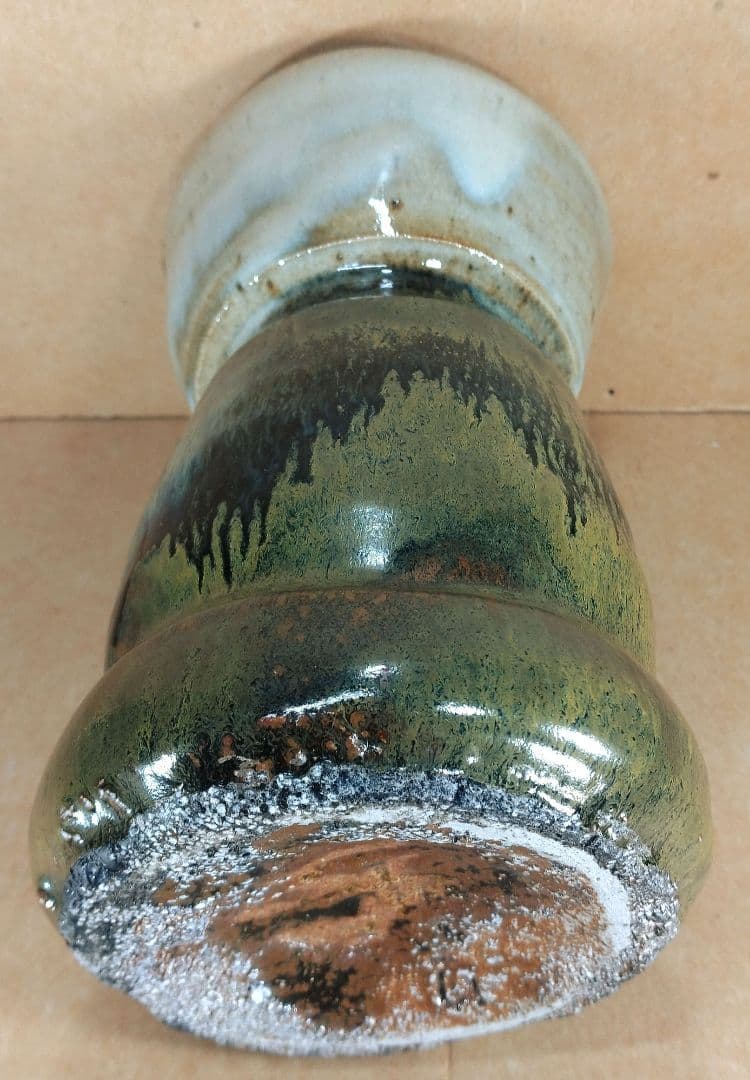 十二代 中里太郎右衛門(人間国宝 中里無庵）朝鮮唐津花入