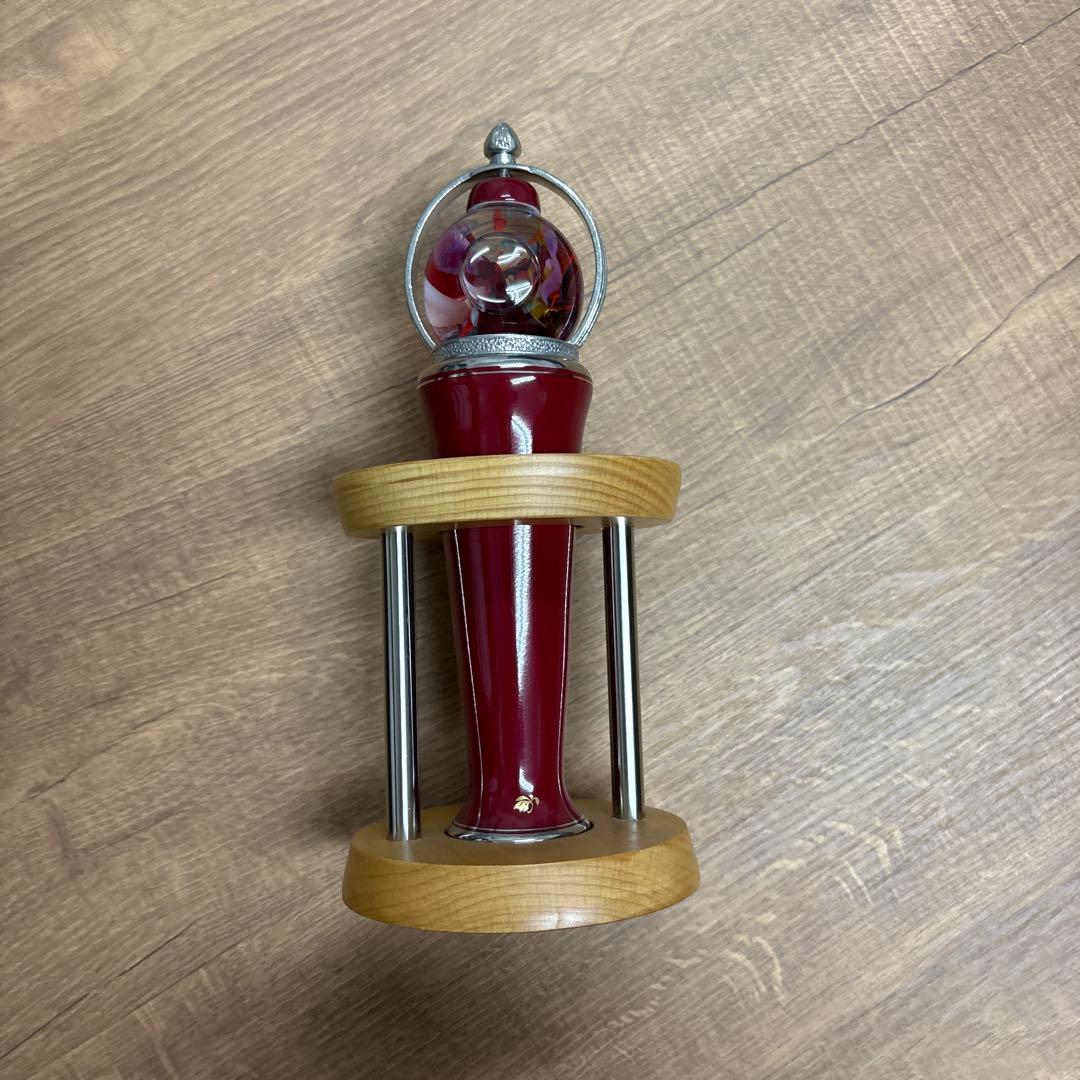 有田焼万華鏡 ベネチアンレッド（ガラス球型オイル） （香蘭社