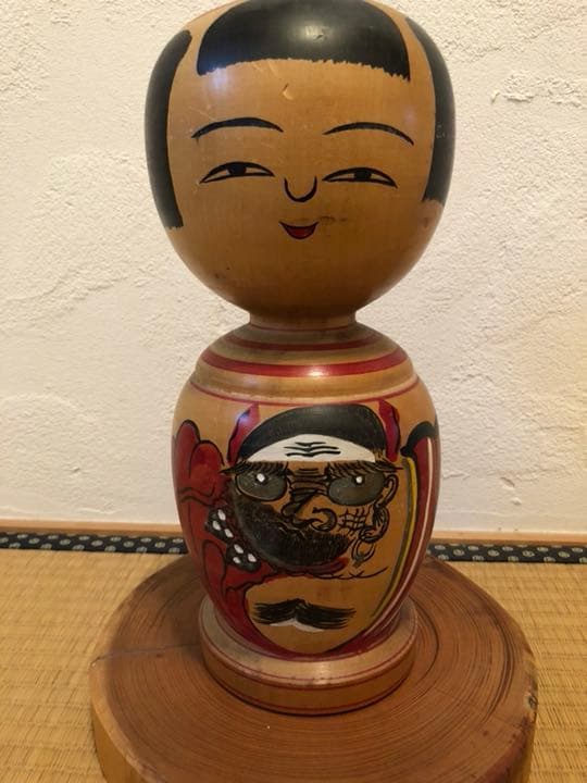 木地山こけし 小椋久太郎製 大幅値下げ 秋田木地山 人間国宝 小椋久太郎作 木地山こけし 1970年代製作