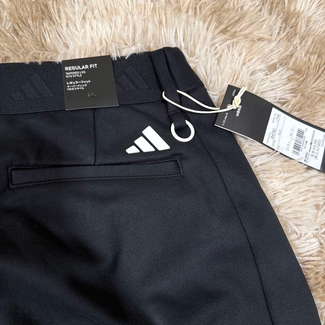 新品タグ付きAdidas9分丈キルティングスリムフィットパンツ