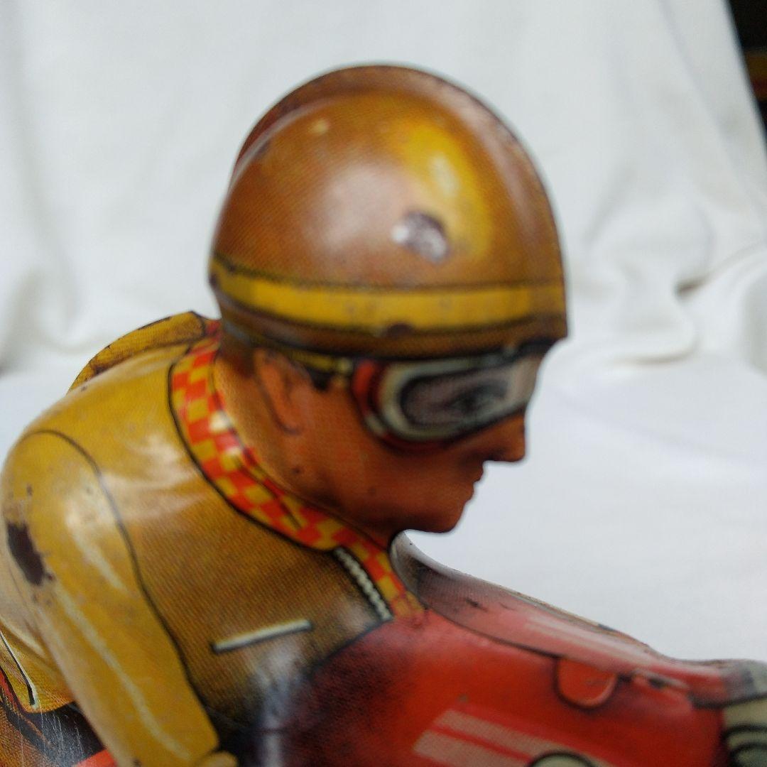 アメリカ占領下ドイツ製 ブリキ オートバイ バイク レトロ ビンテージ 古い