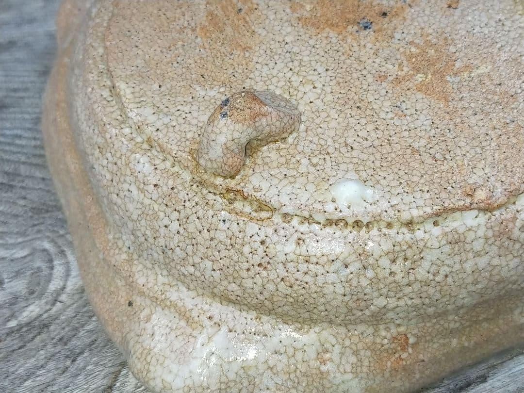 ♥美濃焼　絵志野　鉢　桐箱付き　志野　骨董品