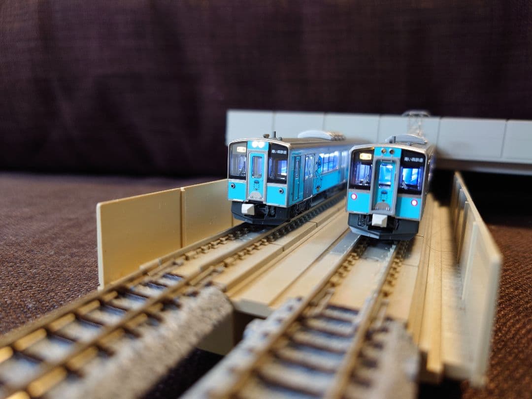 KATO 10-1561 青い森鉄道 青い森701系2両セット　自作室内灯有