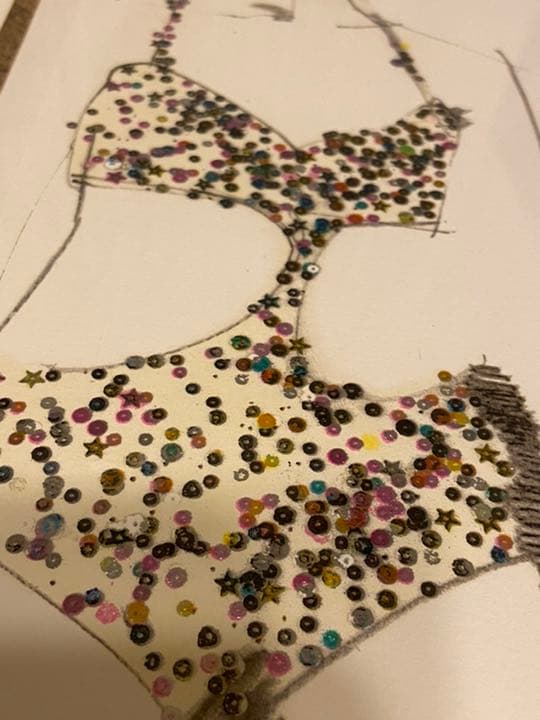 ロバートハインデル グリターガールズ 版画 素描