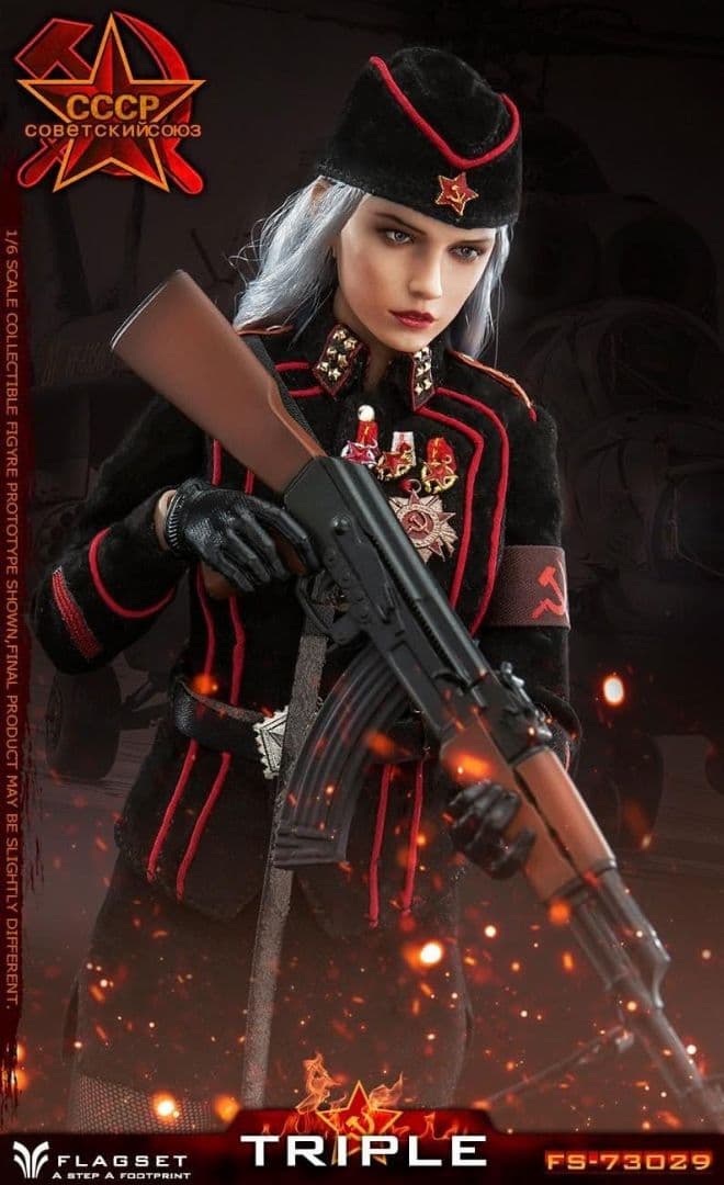 フィギュア] 1/6美少女兵士(FLAGSET)女性将校 カチューシャ