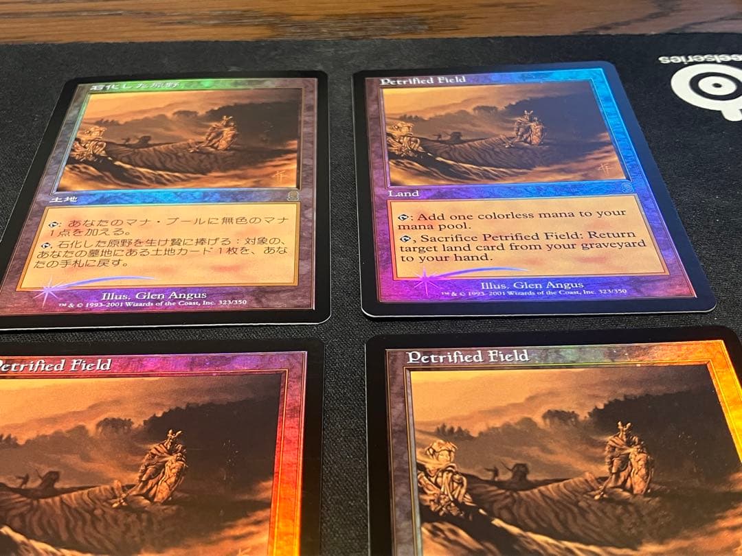 MTG【石化した原野/Petrified Field】foil ODY