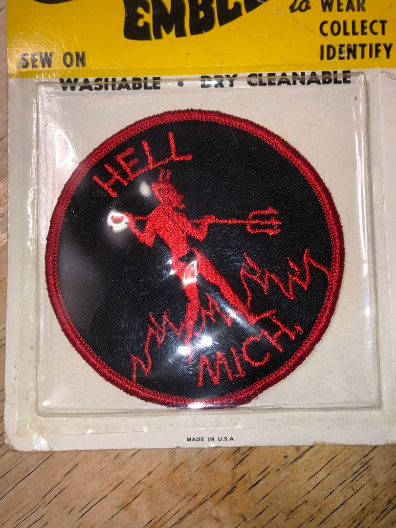 ビンテージ 60s デビル 悪魔 Devil ワッペン ノースノーネーム レトロ