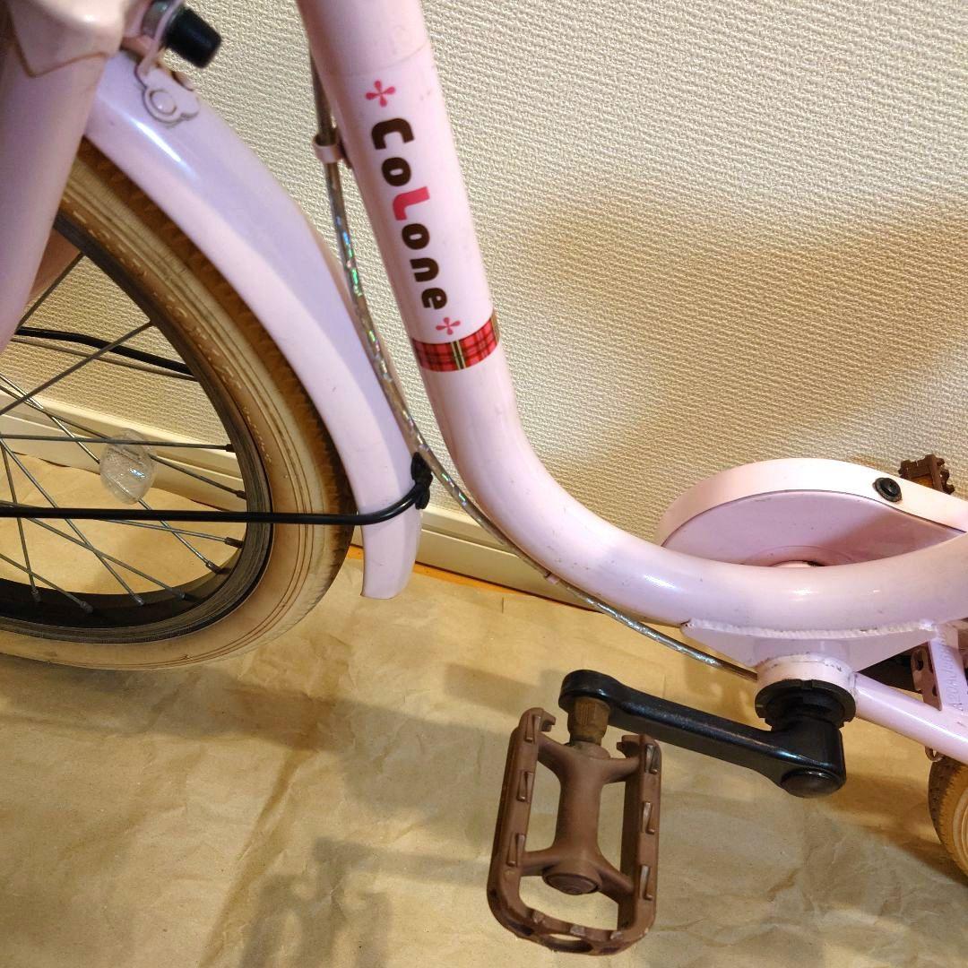 神奈川【直接引取のみ】川崎市中原区 子供用自転車 18インチ ピンク 女児向け
