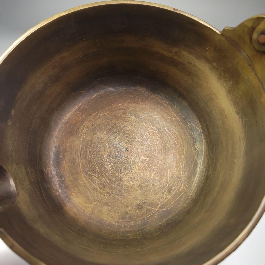 ウ314 汁器『中村秀峰作』『唐銅　汁器　共箱』茶道具