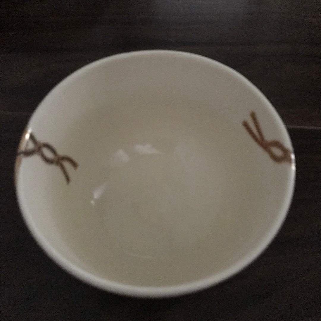 敬山造 白馬黒馬絵馬図茶碗 白馬は祈晴、黒馬は