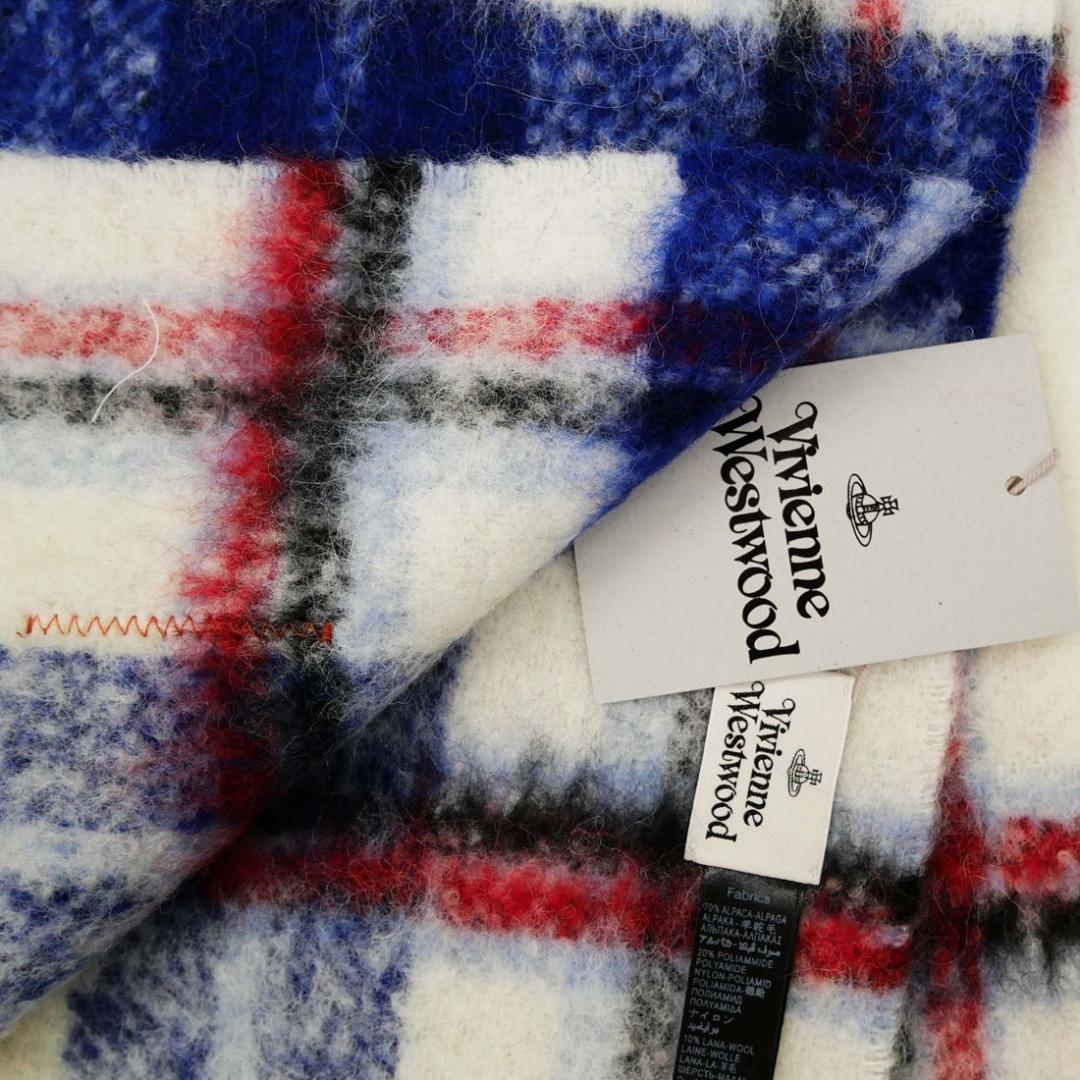 ヴィヴィアンウエストウッド マフラー ホワイトBOX/タグ付 マフラー