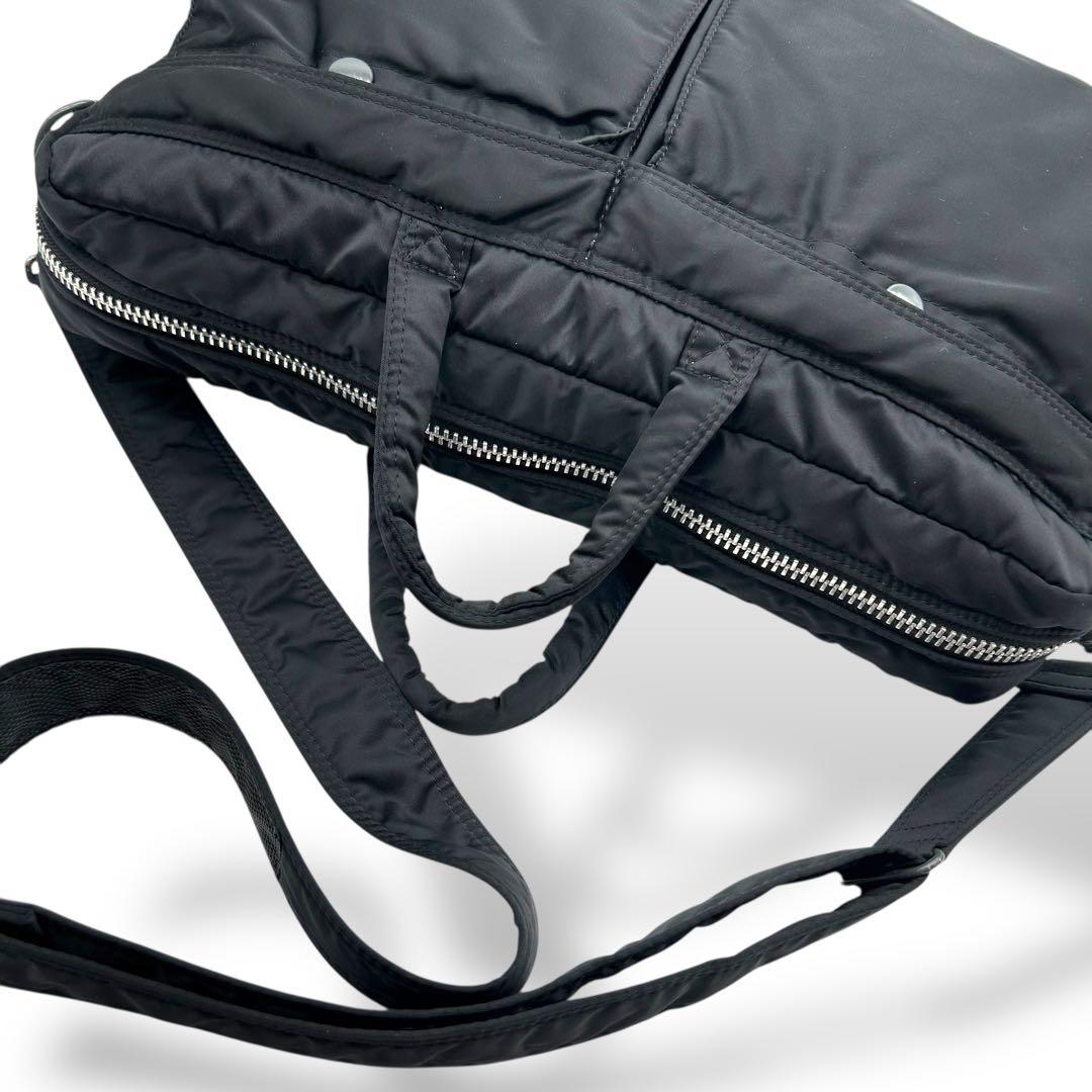 【美品】ポーター タンカー ブリーフケース 2way ナイロン ブラック