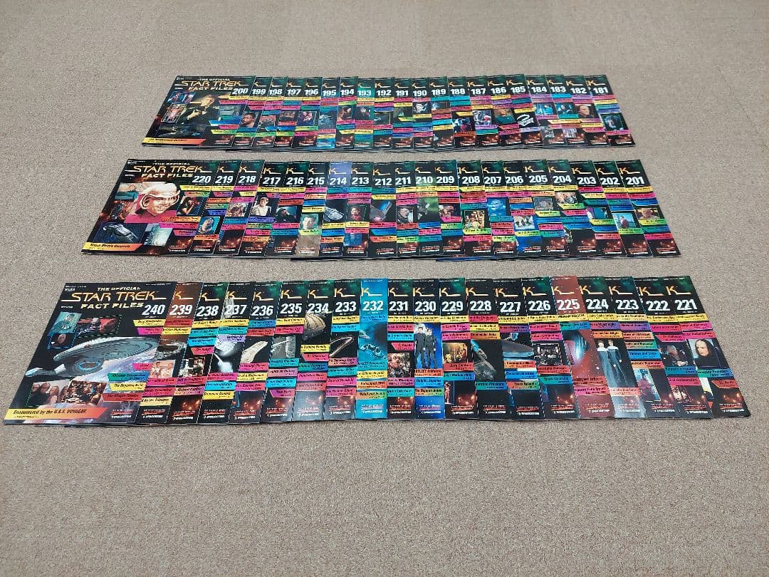 デアゴスティーニ　スタートレック　ファクトファイル全巻セット・フィギュア他