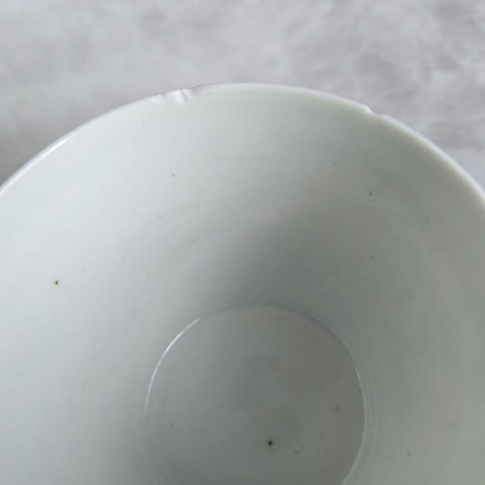 古伊万里 染付 猪口 向付 酸漿 アンティーク 骨董 覗き 江戸時代