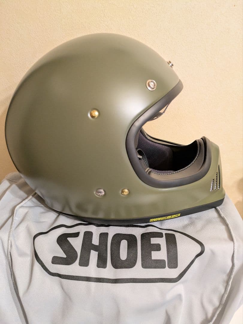 【極美品】SHOEI　EX-ZERO　カーキ　使用回数極小です！