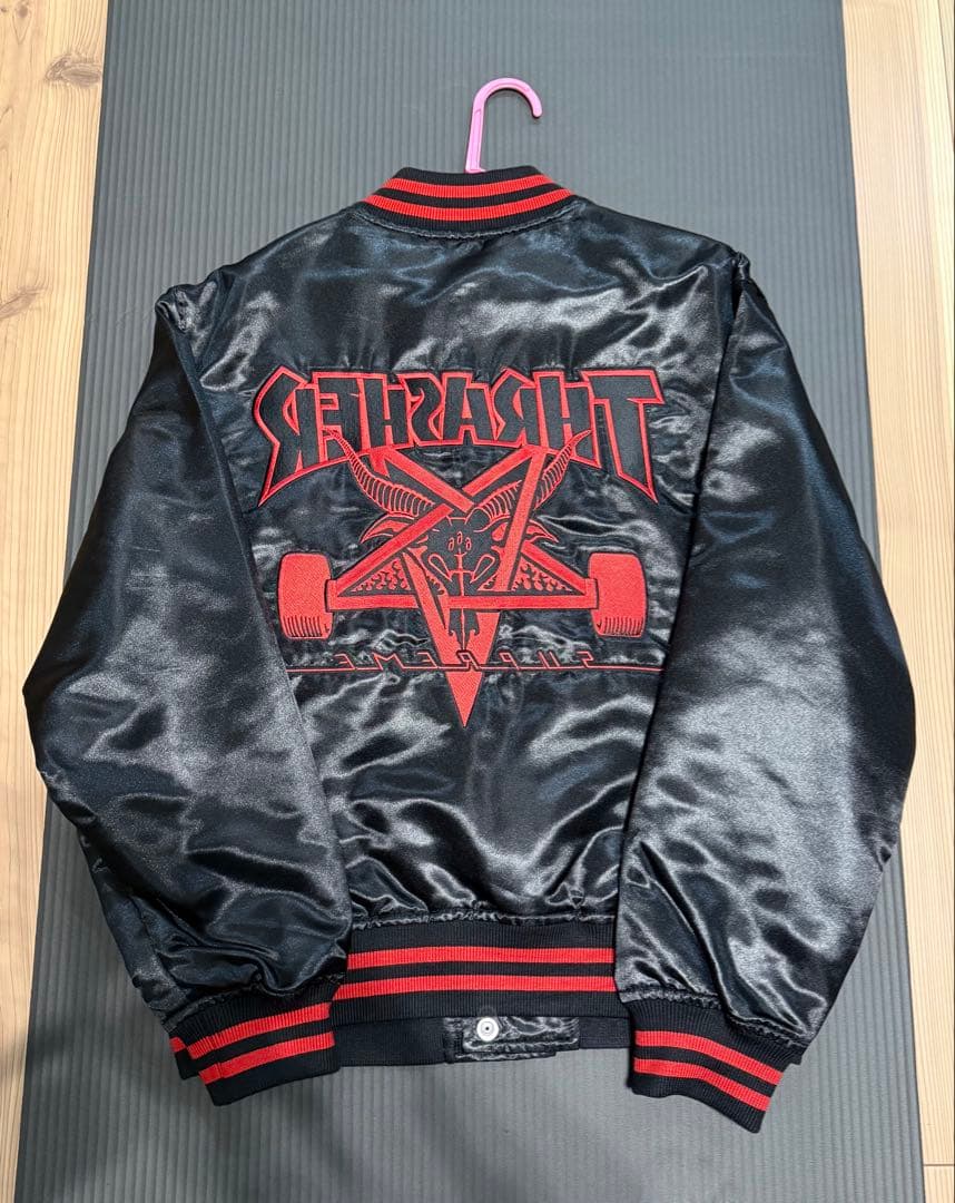 最終価格 Supreme Thrasher Varsity Jacket