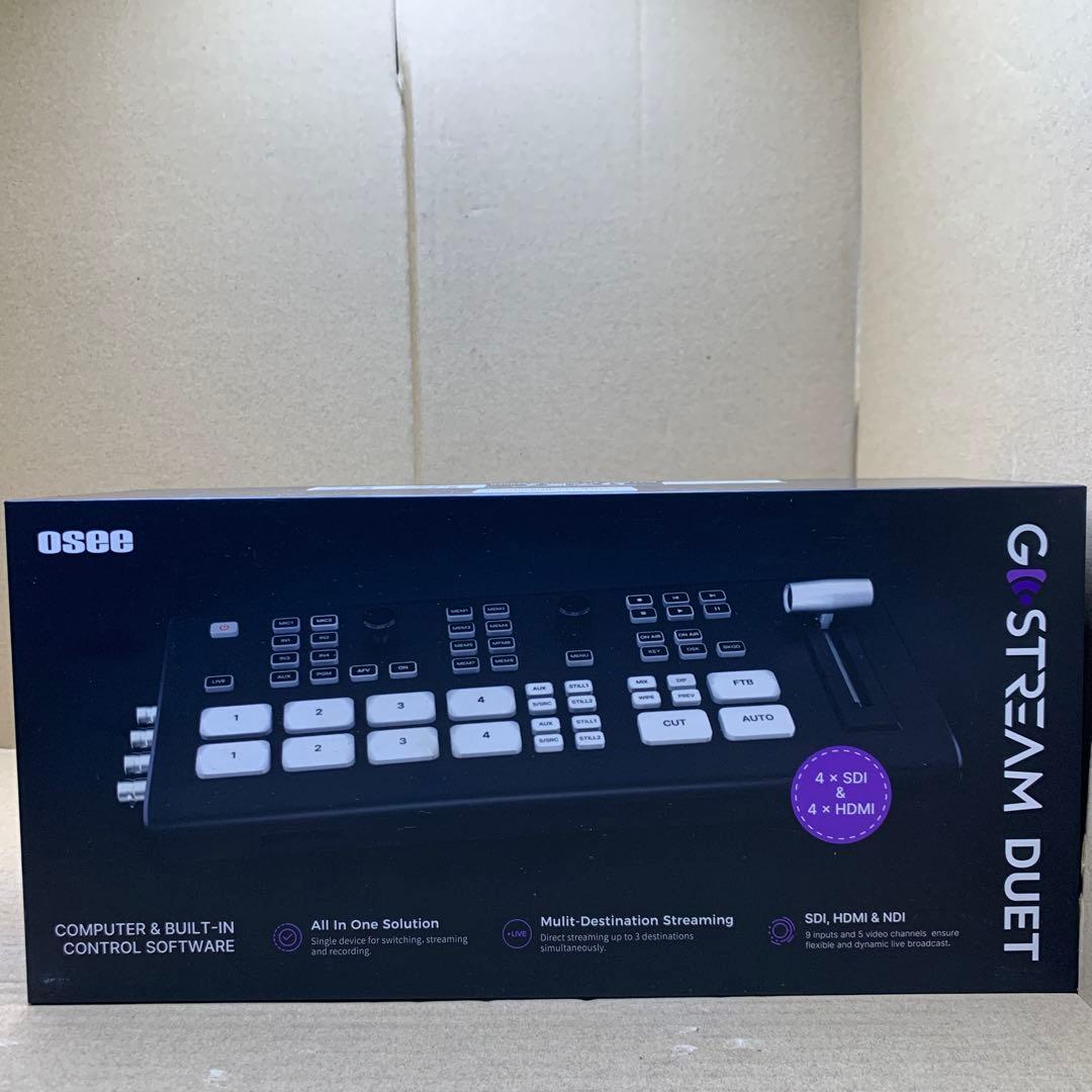 新品　Osee GoStream Duet SDI ビデオスイッチャー Amazon.com: Osee GoStream Duet Video Switcher Multiple Live Stream
