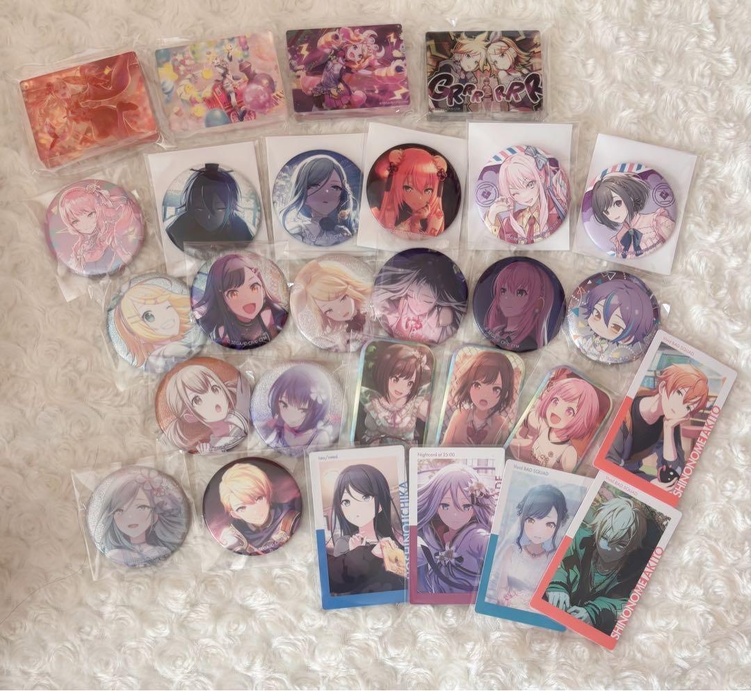 プロセカ グリ缶 ノーブル まとめ売り プロセカ グリッター 缶バッジ 48C 雫 ノーブル - メルカリ