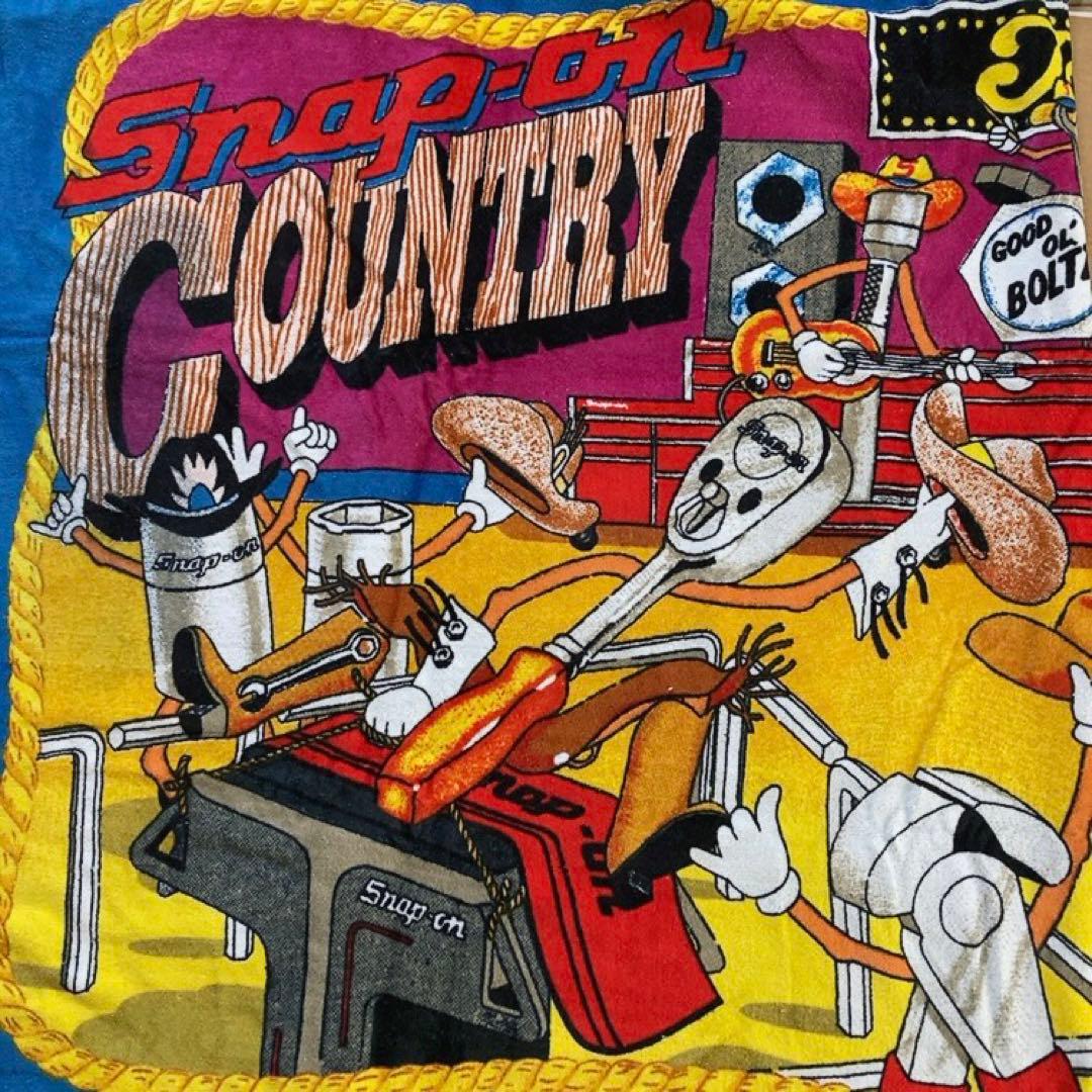 激レア Snap-on 90's ヴィンテージ 大判ビーチタオル USA 工具2