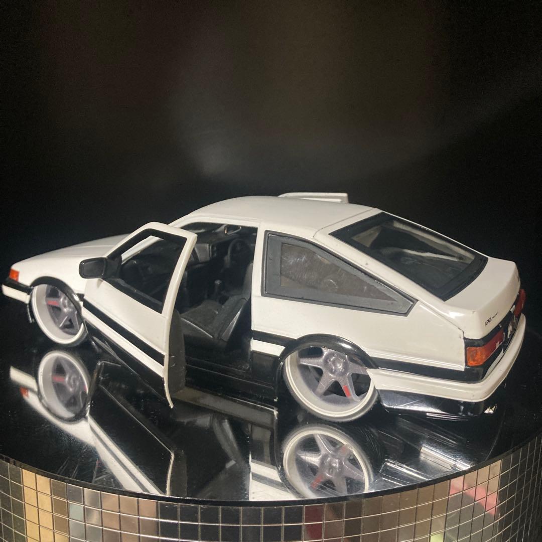 jada toys トヨタ AE86 藤原とうふ店 レイズホイール