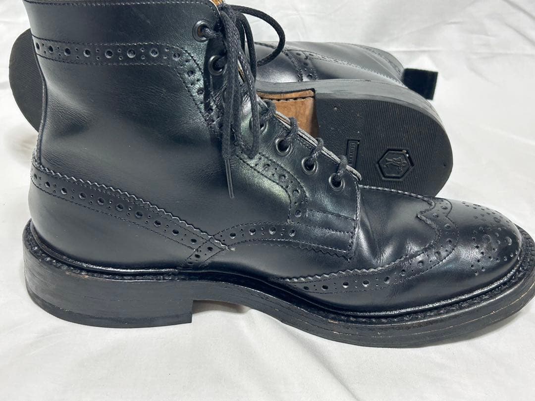 Tricker's / MALTON / M2508 / 黒 7.5 箱無し