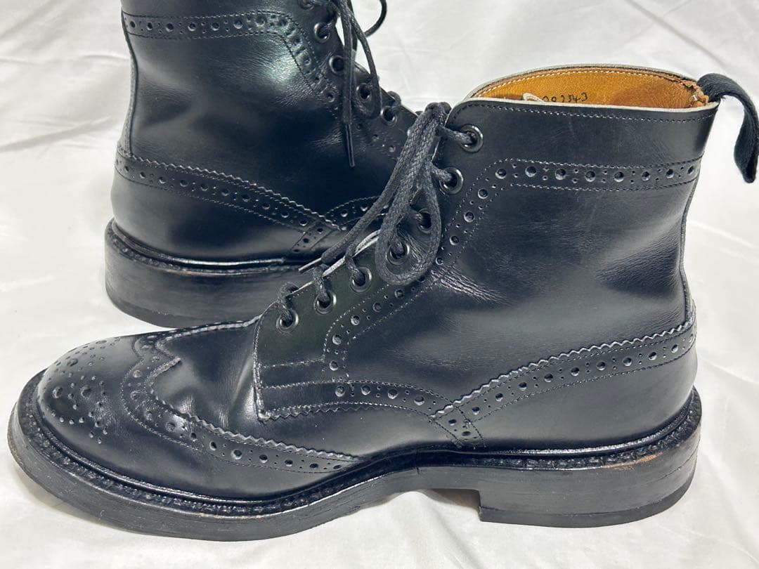 Tricker's / MALTON / M2508 / 黒 7.5 箱無し