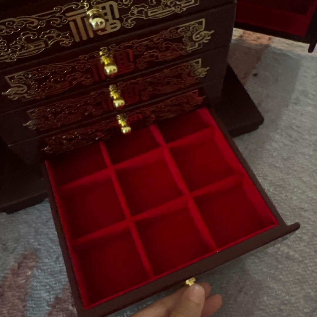 漆器／お化粧ボックス/アクセサリーボックス＠半額以下