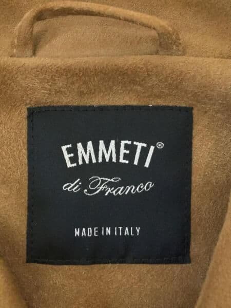 EMMETI スエードジャケット ブラウン