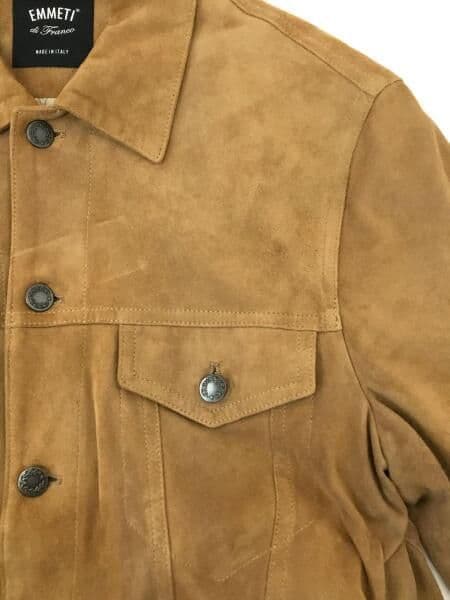 EMMETI スエードジャケット ブラウン